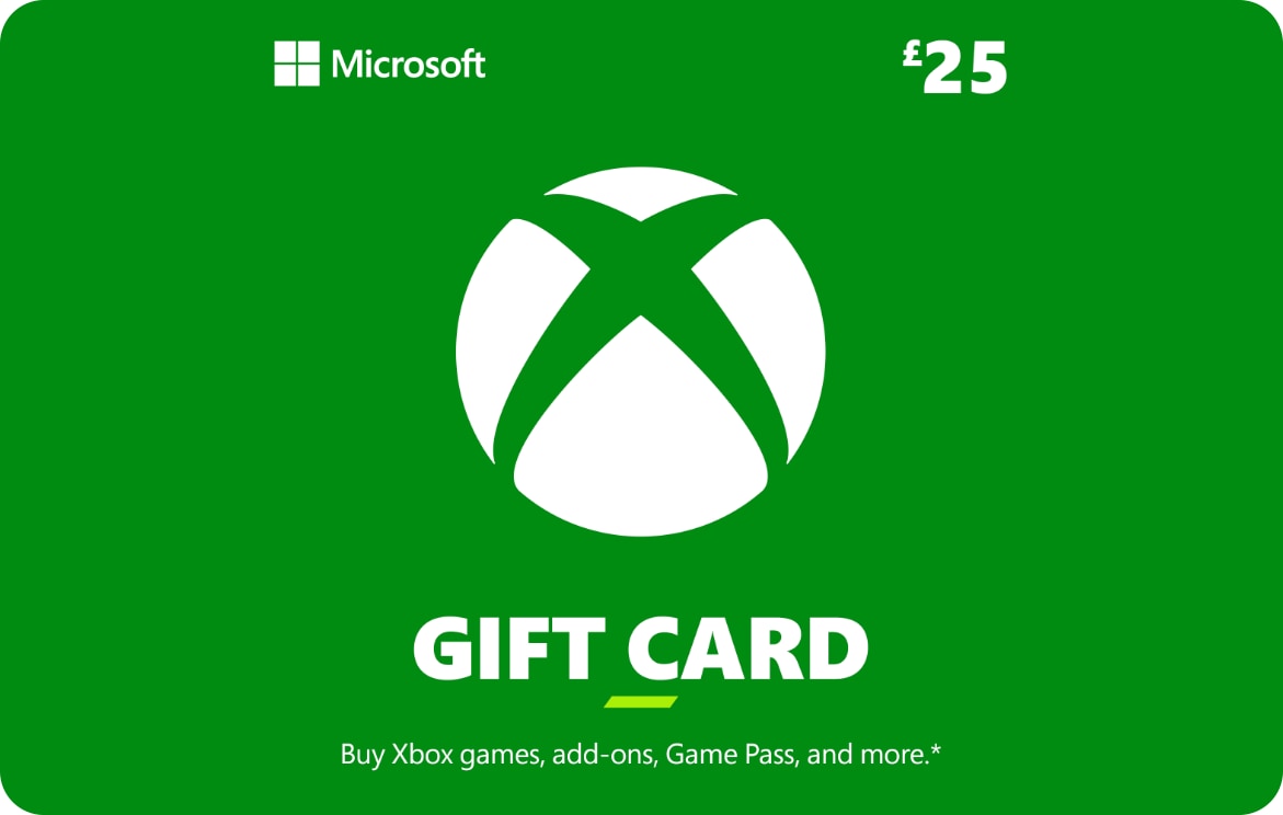 Xbox Digital Gift Card £25