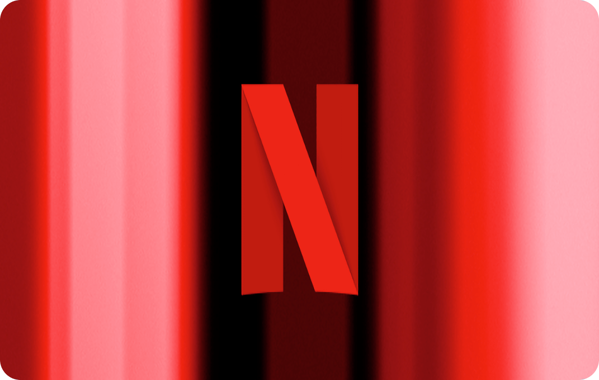 Netflix gift card logo image
